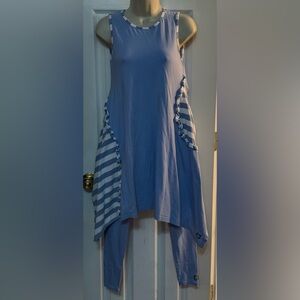 KidCuteTure Blue/Lavender Dress & Leggings Sz 14